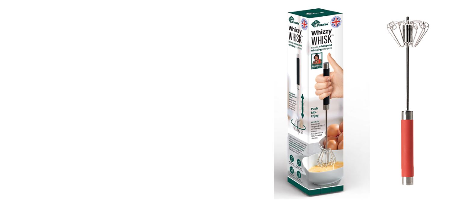 Egg Whisk,Stainless Steel Hand Push Whizzy Whisk,Push Down Whisk for Egg  Beater,Piranha Whizzy Whisk,Rotating Push Mixer Stirrer,Semi Automatic Whisk,Hand  Whisk Manual : : Home & Kitchen
